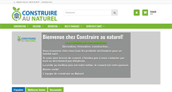 Desktop Screenshot of construire-au-naturel.fr